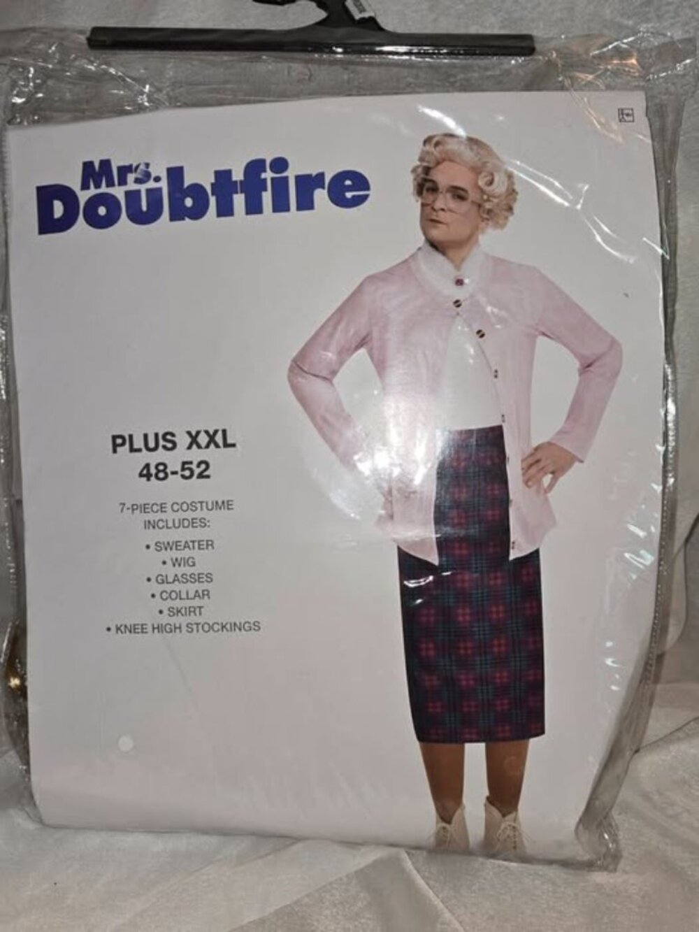 Halloween Costume MRS DOUBTFIRE MENS PLUS XXL 48-52 Never Worn